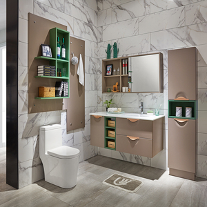 优嘉亿美浴室柜组合卫生间浴室柜吊柜卫浴柜洗漱台面盆组合