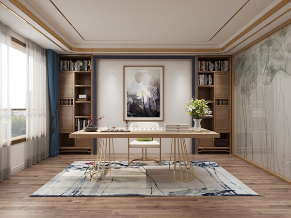 优嘉亿美 极简书房设计